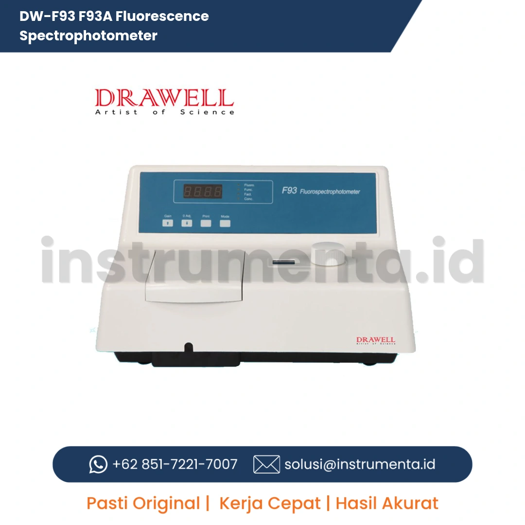 Jual DW-F93/F93A Fluorescence Spectrophotometer - Distributor Resmi Drawell Ready Stock